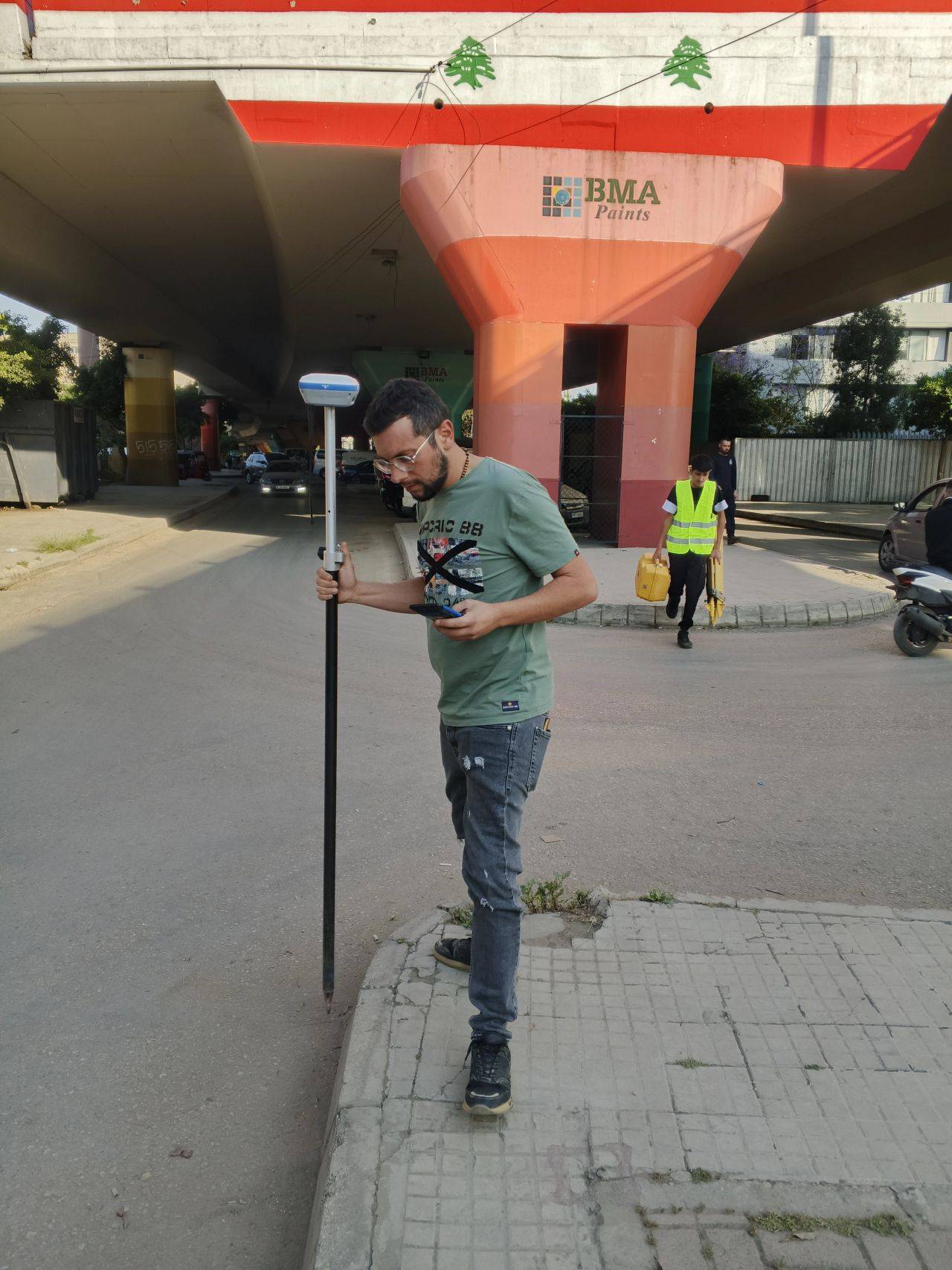 Professional total station setup